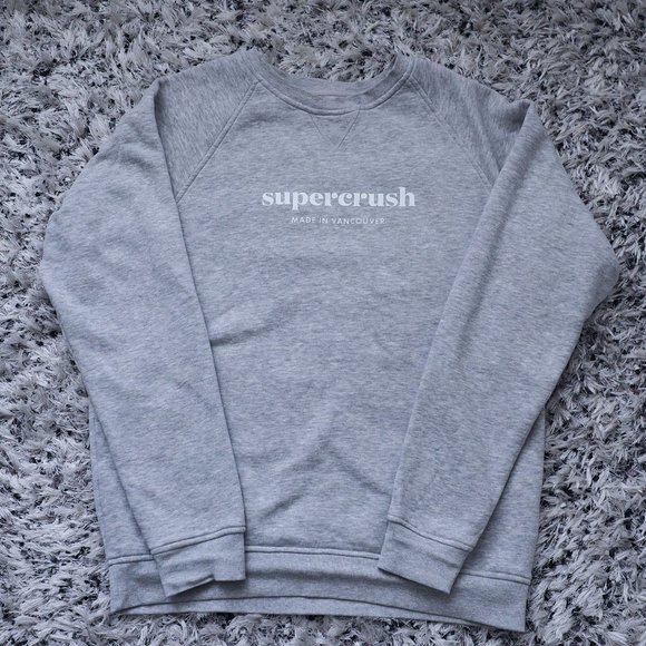 Limited Edition Sold Out Oversized M/L Supercrush Vancouver Grey Crewneck - Picture 2 of 8